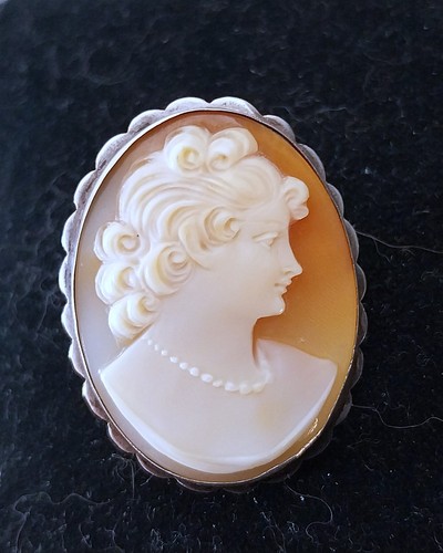 Antico cameo ciondolo spilla - ciondolo,