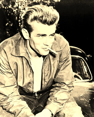 James dean smoking - james, rebel