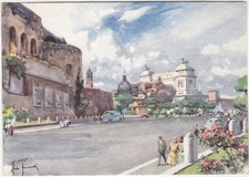 ROMA - VIA DELL'IMPERO - ILL. ALDO RAIMONDI - VIAGG. 1957 -29219-