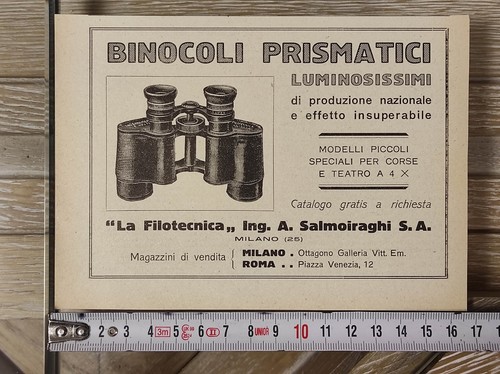 Antica pubblicità del 1923