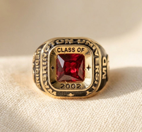 Anello uomo classe con pietra - con,