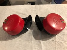 Coppia trombe Tromba Clacson Auto 12v Stebel Baby star vintage epoca