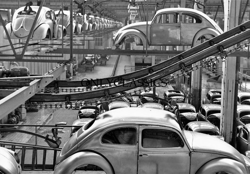 1955 vintage volkswagen - vintage,