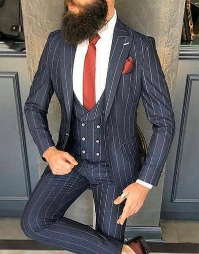 Abito uomo design business blu