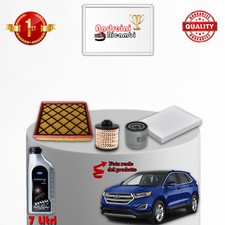 KIT TAGLIANDO 4 FILTRI + 7 LITRI OLIO FORD EDGE 2.0 TDCI 175KW 238CV DAL 2018 ->