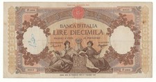 10000 LIRE  REPUBBLICHE MARINARE REGINE DEL MARE DECR   22/02/1958