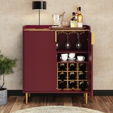 Coffee Bar Cabinet with Wine