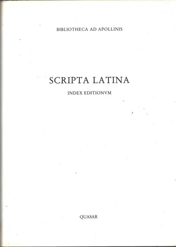Scripta latina regina - scripta, di