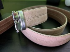 Cintura Piquadro - pelle beige