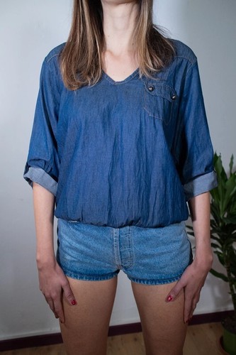 Maglia denim donna a - maglia,