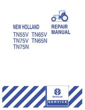 New Holland TN55V, TN65V, TN75V, TN65N, TN75N Trattore Manuale Servizio Riparazione Officina