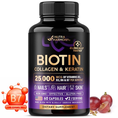 Biotina con collagene - collagene, e