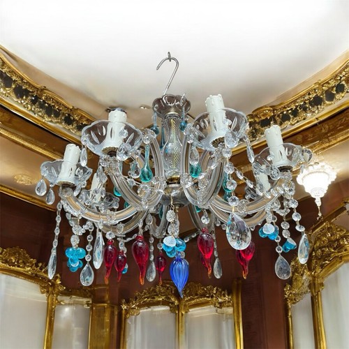 Lampadario maria teresa murano - lampadario,