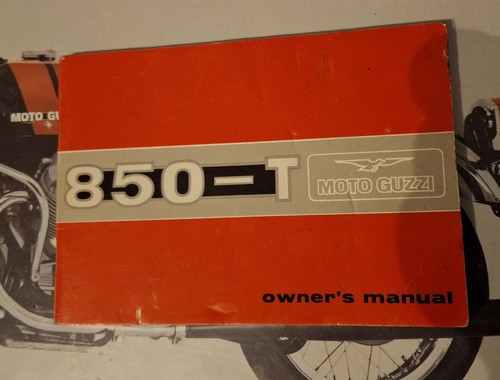 Guzzi 850t libretto uso - guzzi,