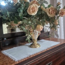 Trittico centrini in puro lino