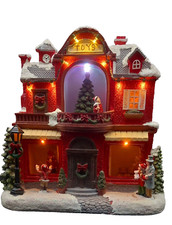 Paesaggio Natalizio Negozio