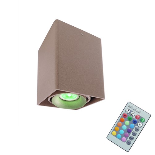 Faretto cubo soffitto luce rgb - faretto,