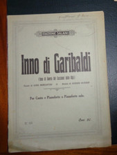Spartito inno garibaldi - inno, di