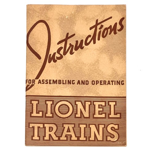 Lionel 1940 istruzioni per - lionel,