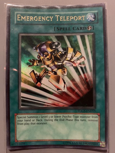 Yugioh teletrasporto emergenza - teletrasporto,