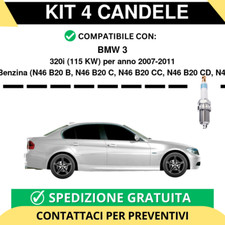 KIT 4 CANDELE per BMW 3 320i