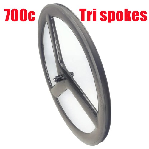 700c tri raggi carbonio - raggi,
