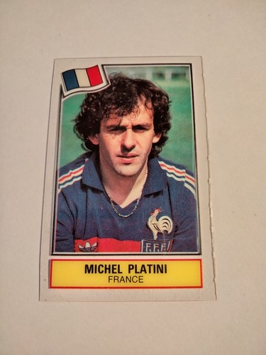 Platini francia card football - platini,