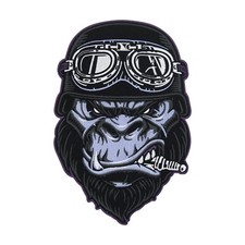 Grande Biker Gorilla Patch per