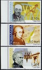 Romania 2006 Mozart Compositore Matematica Massonica Politica Musica Violino 3v MNH