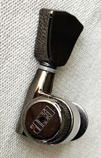 ESP Ltd EC-1000 Deluxe Chitarra Elettrica Basso Lato Cosmo Nero Accordatore Peg