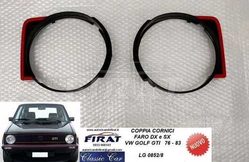 Cornici faro golf gti - vw,
