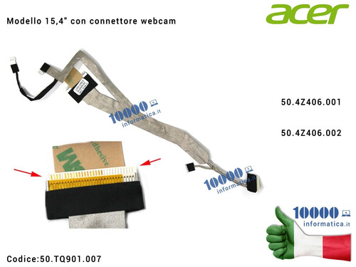 Cavo flat lcd - flat, travelmate