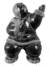 Pietra ollare vintage Inuit