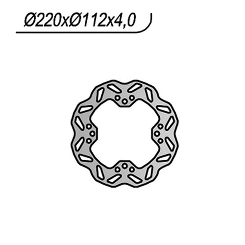659263x disco freno - 659263x, posteriore