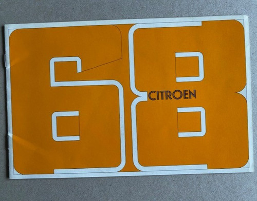Brochure publicitaire citroën - brochure,