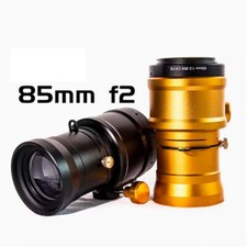 Prime Petzval obiettivo in metallo 85 mm per fotocamera Canon EF EFM Fuji XF attacco Sony E M43