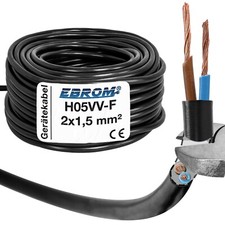 (1,00 €/m) H05VV-F 2x1,5