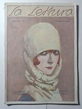 La Lettura Gennaio 1922 - Anno XXII, N.1 - Rivista d'epoca Corriere della Sera