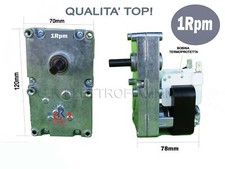 MOTORIDUTTORE MOTORE CARICO STUFA PELLET 1RPM MELLOR CGM PALAZZETTI THERMOROSSI