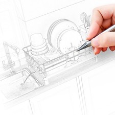 Rastrelliera Cucina Efficiente di Spazio con Scarico e Porta Utensili in Acciaio