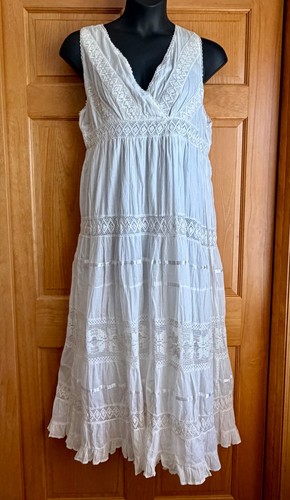Abito vintage avorio cotone