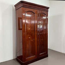 Armadio antico 800 Stipo Credenza Libreria due ante Vittoriana Inglese in Mogano