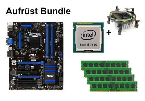 Bundle msi z87 g43 - msi, cpu
