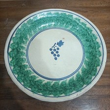 PIATTO ANTICO CERAMICA SICILIA CALTAGIRONE BURGIO VIETRI GROTTAGLIE VINTAGE RARO