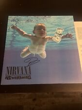 ALBUM VINILE FIRMATO DAVE GROHL NIRVANA NEVERMIND FOO FIGHTERS COBAIN BAND JSA