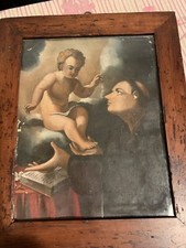 antico dipinto olio su tela S