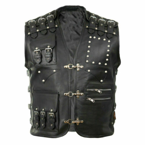 Gilet biker uomo - biker, pelle