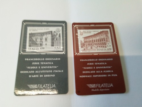 Tessere filateliche scuole - tessere,