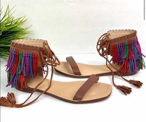 Nwt zara flat sandals - flat, sz