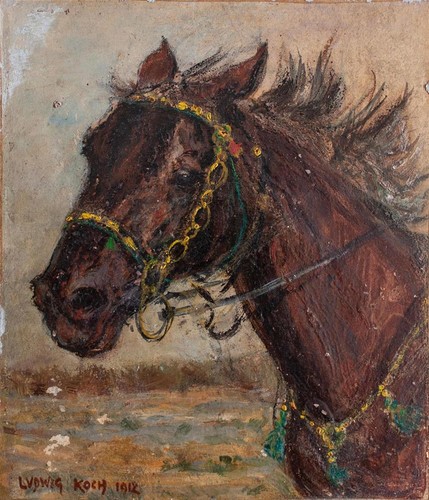 Ludwig koch cavallo dettaglio - ludwig,